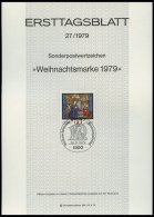 ERSTTAGSBLÄTTER 1000-32 BrfStk, 1979, Kompletter Jahrgang, ETB 1 - 27/79, Pracht - Otros & Sin Clasificación