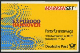 MARKENHEFTCHEN MH 39IImZ **, 1999, Markenheftchen Sehenswürdigkeiten, Type II, Mit Zählbalken, Pracht, Mi. 120 - Altri & Non Classificati