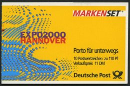 MARKENHEFTCHEN MH 39IImZ **, 1999, Markenheftchen Sehenswürdigkeiten, Type II, Mit Zählbalken, Pracht, Mi. 120 - Other & Unclassified