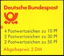 ZUSAMMENDRUCKE MH 22ah **, 1987, Markenheftchen Burgen Und Schlösser, 2. Deckelseite: WWF, Mit Zählbalken, Pra - Used Stamps