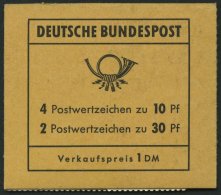 MARKENHEFTCHEN MH 16b **, 1972, Markenheftchen Unfallverhütung, Deckel D, Postgebühren Stand 1.7.1972, Pracht, - Sonstige & Ohne Zuordnung