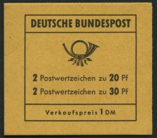 MARKENHEFTCHEN MH 14e **, 1968, Markenheftchen Brandenburger Tor, 2. Deckelseite: DBZ, Pracht, Mi. 100.- - Autres & Non Classés