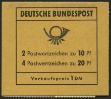 MARKENHEFTCHEN MH 14d **, 1968, Markenheftchen Brandenburger Tor, 2. Deckelseite: Postgebühren Stand Vor 1.7.1971, - Altri & Non Classificati