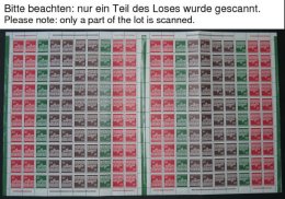 ZUSAMMENDRUCKE MHB 12-14 **, 1967/8, 3 Verschiedene Markenheftchenbogen Bauten, Pracht, Mi. 320.- - Used Stamps