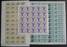 BUNDESREPUBLIK ** , 1988/91, Tag Der Briefmarke, Weltgaskongress Und Libellen, 3 Bogen (Mi.Nr. 1388,1537/8,1546-49), Pra - Sonstige & Ohne Zuordnung