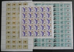 BUNDESREPUBLIK ** , 1988/91, Tag Der Briefmarke, Weltgaskongress Und Libellen, 3 Bogen (Mi.Nr. 1388,1537/8,1546-49), Pra - Otros & Sin Clasificación