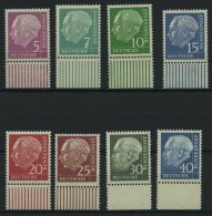 BUNDESREPUBLIK 179-260y **, 1960, Heuss Lumogen, Alle Vom Unterrand, Prachtsatz, Mi. 65.- - Otros & Sin Clasificación