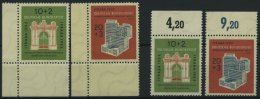 BUNDESREPUBLIK 171/2 **, 1953, IFRABA Aus Den Linken Unteren Bogenecken Und Vom Oberrand, 2 Prachtsätze, Gepr. D. S - Otros & Sin Clasificación