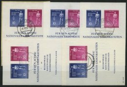 DDR Bl. 11 O, 1955, Block Faschismus, 5x, Mit Tagesstempel, Fast Nur Pracht, Mi. 175.- - Gebraucht