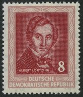 DDR 309YII *, 1962, 8 Pf. Lortzing, Wz. 2YII, Pacht, Gepr. Schönherr, Mi. 40.- - Gebraucht