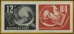 DDR 271/2 **, 1950, Herzstück Debria, Pracht, Mi. 100.- - Used Stamps