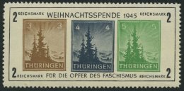 THÜRINGEN Bl. 1xa **, 1945, Block Antifa, Weißes Kartonpapier, Type II, Pracht, Mi. 450.- - Otros & Sin Clasificación