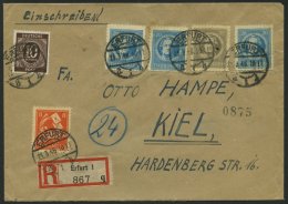 THÜRINGEN 98AXp2 BRIEF, 1945, 20 Pf. Preußischblau, Gezähnt, Vollgummierung, Dickes Papier, Fallende Pap - Other & Unclassified