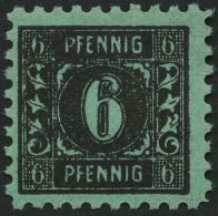 MECKLENBURG-VORPOMMERN 8y **, 1945, 6 Pf. Schwarz Auf Maigrün, Pracht, Gepr. Kramp, Mi. 120.- - Otros & Sin Clasificación