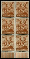 ALLIIERTE BES. 951I **, 1947, 24 Pf. Braunorange Mit Abart Weißer Balken Durch Die Gürtelschnalle Bis Zur Kel - Other & Unclassified