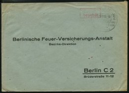 ALL. BES. GEBÜHR BEZAHLT STORKOW (MARK), 25.10.45, Roter R2 Gebühr Bezahlt Auf Brief, Feinst - Otros & Sin Clasificación