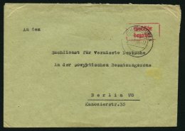 ALL. BES. GEBÜHR BEZAHLT ICHEHAUSEN, 10.9.48, Roter R2 Gebühr Bezahlt, Auf Brief An Den Suchdienst Für Ve - Otros & Sin Clasificación