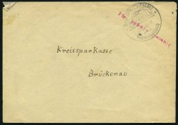 ALL. BES. GEBÜHR BEZAHLT BAD BRÜCKENAU, 23.2.46, Roter L1 Pfg Gebühr Bezahlt, Brief Feinst - Sonstige & Ohne Zuordnung