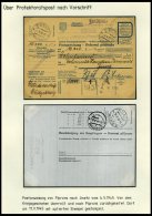 BÖHMEN UND MÄHREN 1939-45, Interessante Sammlung Von 15 Verschiedenen Feldpostbelegen Aus Böhmen Und M&au - Otros & Sin Clasificación