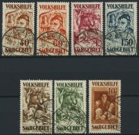 SAARGEBIET 144-50 O, 1931, Volkshilfe, Stempel HANWEILER, Nr. 146 Dünne Stelle Sonst Prachtsatz, Fotoattest Geigle, - Other & Unclassified