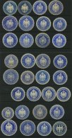 MSP VON 1914 - 1918 Kaiserliche Marine, Sammlung Von 32 Verschiedenen, Teils Seltenen Siegelmarken Aus KIEL - Marítimo