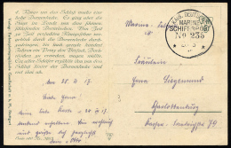 MSP VON 1914 - 1918 235 (2. Halbflottille Der Handelsschutzflottille), 28.3.1917, Feldpost-Künstlerkarte Nach Charl - Marítimo