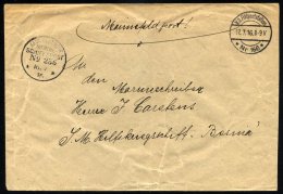 MSP VON 1914 - 1918 235 (2. Halbflottille Der Handelsschutzflottille), 16.7.1916, Feldpost-Stationsstempel Nr. 168, Mari - Marítimo