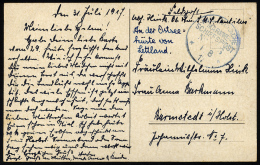 MSP VON 1914 - 1918 163 (Minenschiff NAUTILUS), 1.8.1917, Feldpost-Ansichtskarte Von Bord Der Nautilus, Pracht - Maritime