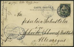 TOGO 8 BRIEF, 1911, 5 Pf. Grün, Ohne Wz., Auf Ansichtskarte Mit Stempel AGOME PALIME Nach Deutschland, Pracht - Togo