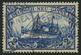 DEUTSCH-NEUGUINEA 17 O, 1901, 2 M. Schwärzlichblau, Pracht, Gepr. Bothe, Mi. 95.- - German New Guinea