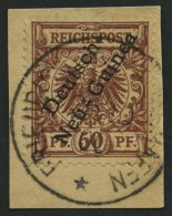 DEUTSCH-NEUGUINEA 6 BrfStk, 1897, 50 Pf. Lebhaftrötlichbraun, Stempel STEPHANSORT, Prachtbriefstück, Gepr. Bot - German New Guinea