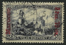 DP IN MAROKKO 18I/I O, 1900, 3 P. 75 C. Auf 3 M., Type I, Pracht, Mi. 85.- - Deutsche Post In Marokko