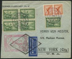 DO-X LUFTPOST 29.b. BRIEF, 03.05.1931, Bordpostaufgabe In Vila Cisneros (Rio De Oro), Via Rio Nach Nordamerika, Frankier - Airmail & Zeppelin