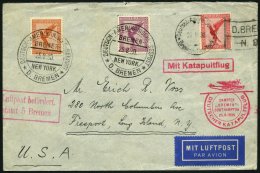 KATAPULTPOST 23c BRIEF, 25.8.1930, &quot,Bremen&quot, - Southampton, Deutsche Seepostaufgabe, Brief Feinst - Lettres & Documents