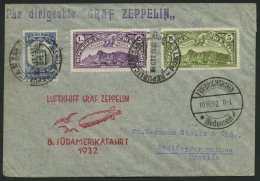 ZULEITUNGSPOST 189 BRIEF, San Marino: 1932, 8. Südamerikafahrt, Prachtbrief - Zeppelines