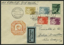 ZULEITUNGSPOST 195 BRIEF, Österreich: 1932, 9. Südamerikafahrt, Aufgabestempel SALZBURG, Prachtbrief - Zeppeline