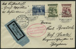 ZULEITUNGSPOST 71 BRIEF, Österreich: 1930, 5. Schweizfahrt, Prachtbrief, RR! - Luft- Und Zeppelinpost