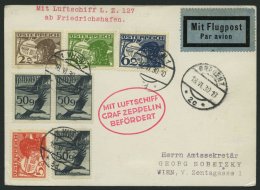 ZULEITUNGSPOST 67 BRIEF, Österreich, 1930, Fahrt Nach Vorarlberg, Prachtkarte - Zeppeline