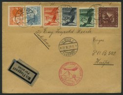 ZULEITUNGSPOST 23I BRIEF, Österreich: 1929, Orientfahrt, Gummistempel, Prachtbrief - Zeppeline