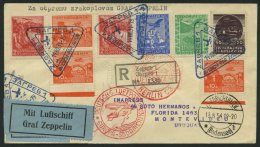ZULEITUNGSPOST 268 BRIEF, Jugoslawien: 1934, 6. Südamerikafahrt, Einschreibbrief, Pracht - Zeppelins