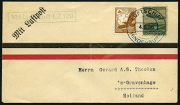 ZEPPELINPOST 405B BRIEF, 1936, Rundfahrt, Bordpost, Prachtbrief - Zeppeline