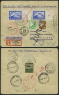 ZEPPELINPOST 371B BRIEF, 1936, 15. Südamerikafahrt, Auflieferung Friedrichshafen, Frankiert Mit U.a. 2x Mi.Nr. 423, - Luft- Und Zeppelinpost