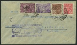 ZEPPELINPOST 205 BRIEF, 1933, 1. Südamerikafahrt, Brasil-Post, Prachtbrief - Zeppeline