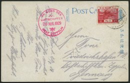ZEPPELINPOST 31C BRIEF, 1929, Weltrundfahrt, Japanische Post, Tokio-Friedrichshafen, Prachtkarte - Luft- Und Zeppelinpost