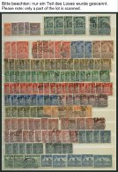 LOTS O,*,** , Sauber Gesteckte Dublettenpartie Dt. Reich Von 1923-44 Mit Meist Mittleren Ausgaben, Bedarfserhaltung, Bes - Used Stamps