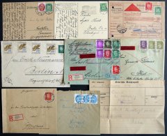 LOTS 1923-30, 50 Meist Einfache Belege, Etwas Unterschiedlich - Other & Unclassified