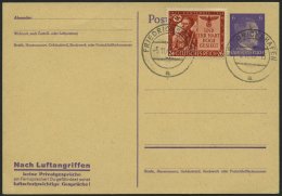 Dt. Reich 863 BRIEF, 1943, 24 Pf. Feldherrenhalle Mit Ersttagsstempeln Auf Ganzsachenkarte, Feinst (kleiner Stempeldurch - Otros & Sin Clasificación