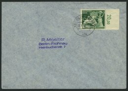 Dt. Reich 817 BRIEF, 1942, 12 Pf. Goldschmiedekunst Auf Umschlag Mit Ersttags-Sonderstempel, Pracht - Gebraucht