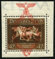 Dt. Reich 649 **, 1937, 42 Pf. München-Riem, Pracht, Mi. 75.- - Gebraucht
