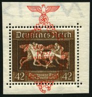 Dt. Reich 649 **, 1937, 42 Pf. München-Riem, Pracht, Mi. 75.- - Usados